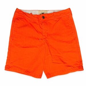 Hollister Men’s Orange Shorts Size 32 | Vintage Style | Rare Color | Great Condi